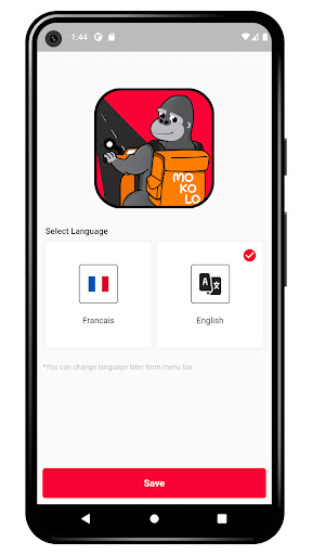 Android application MOKOLO screenshort