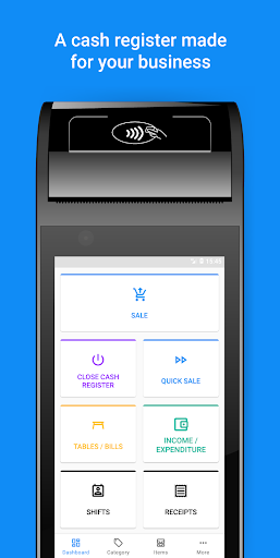 Android application miniPOS 2.0 screenshort