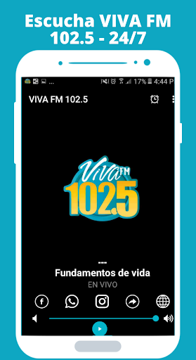 Android application Radio Viva Juárez screenshort