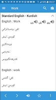 screenshot of Kurdish Dictionary & Translato