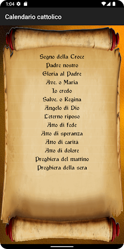Calendario cattolico italiano Screen 2