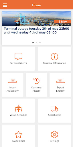 Android application APMT connect screenshort