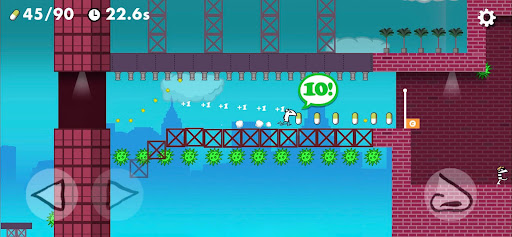 Android application Sneezeman: Platform Adventure screenshort