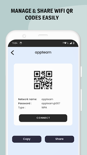 WiFi Password QrCode Scanner