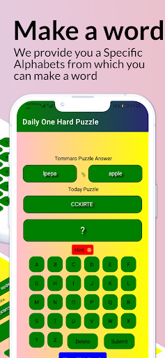 Daily One Hard Puzzle Screen 3