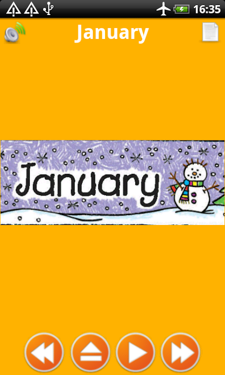 Months for Kids Flashcards - 4.2.1117 - (Android)