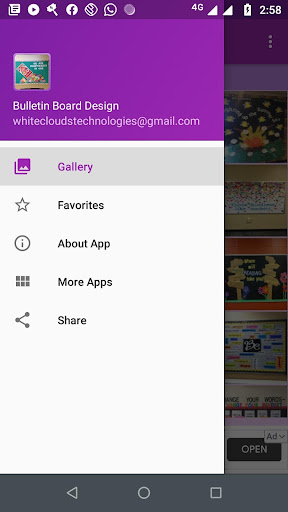 Android application Bulletin Board Design Gallery screenshort
