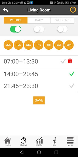 Lasian Wi-Fi Control Screen 3