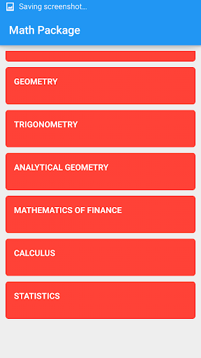 Math Package Guide Screen 3