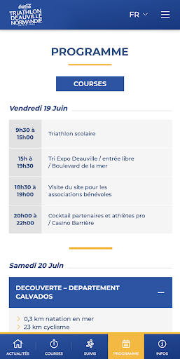 Triathlon Deauville Screen 3