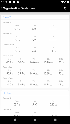 Android application Growlink screenshort