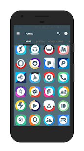 Ascio - Capture d'écran du pack d'icônes
