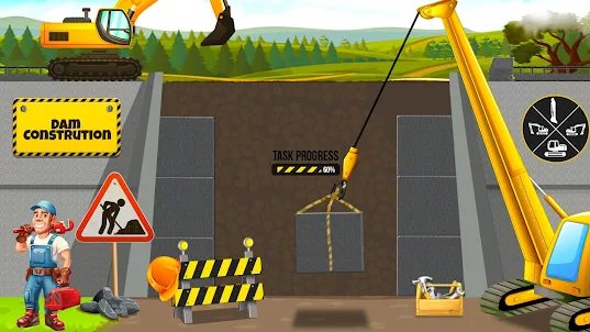 Build Dam Simulator City Game