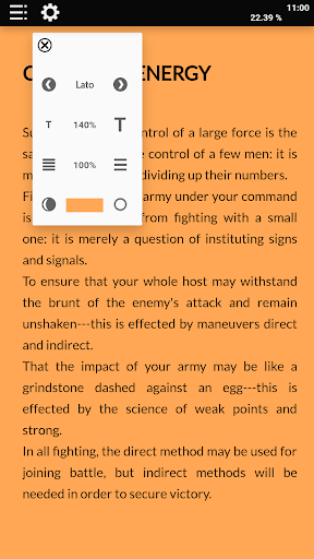 Android application The Art of War by Sun Tzu screenshort