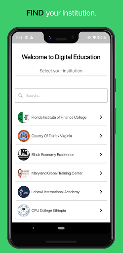 Android application Digital Education & Digital Af screenshort