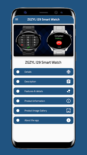 Android application ZGZYL I29 Smart Watch Guide screenshort