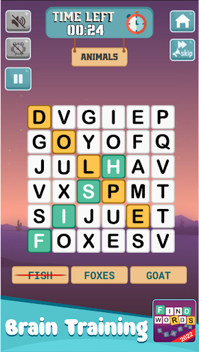 Word Searching  Hidden Words