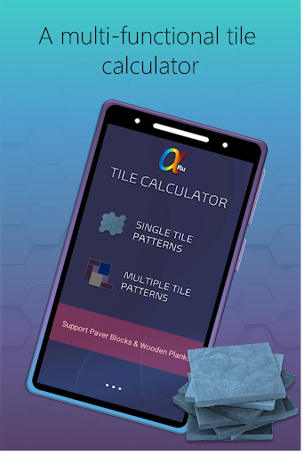 Android application Tile Calculator screenshort