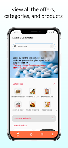 Android application Aladin BD Online screenshort