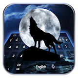 Wolf legend blue moon animal keyboard icon
