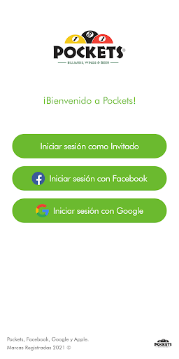Android application Pockets screenshort
