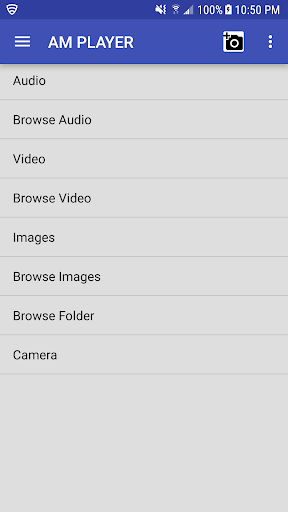 Android application AM Player screenshort