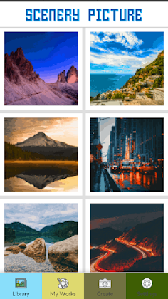 Scenery Picture Coloring Book - Screenshot 2