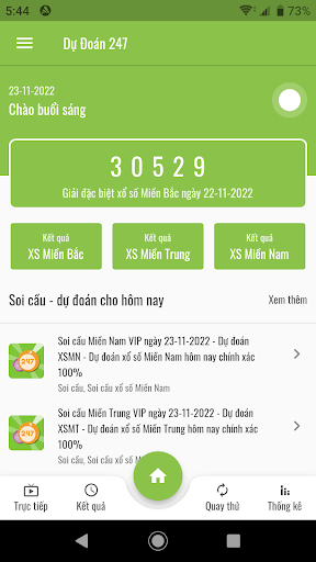 Android application Dự Đoán 247 screenshort