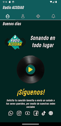 Android application Radio ACODJAR screenshort