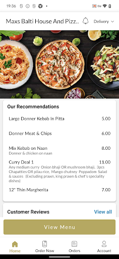 Maxs Balti House And Pizza Bar Screen 2