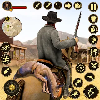 West Cowboy Games Horse Riding apk
