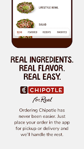 Chipotle – Fresh Food Fast For PC installation