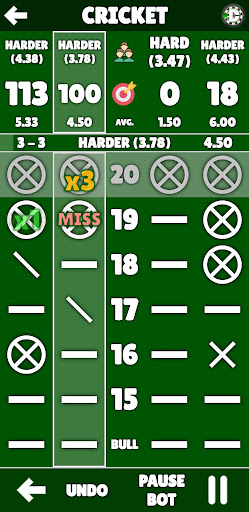 Android application DARTSCAPE - easy darts score screenshort