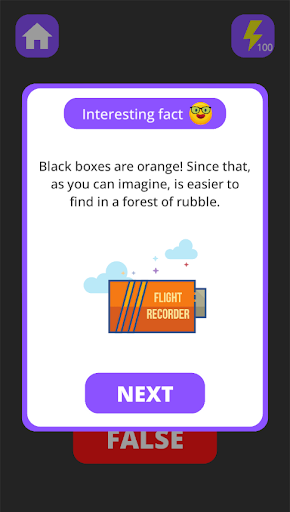 True or False Screen 2