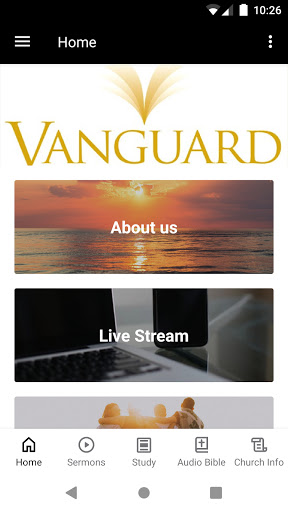 Android application Vanguard Community Church screenshort