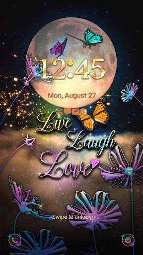 Starry Night Flower- Wallpaper Screen 2