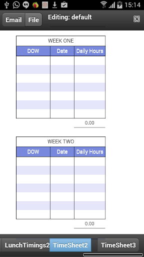 Employee Timesheet
