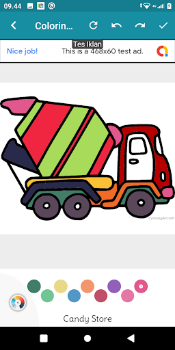 Coloring concrete mixer truck Screenshot 2 - AppWisp.com