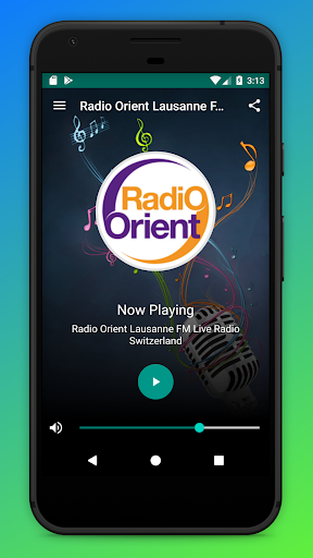 Android application Radio Orient FM Schweiz Online screenshort
