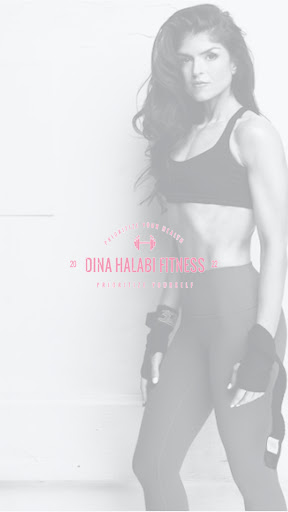 Android application Dina Halabi Fitness screenshort