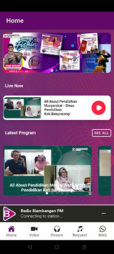 Android application Radio Blambangan FM screenshort