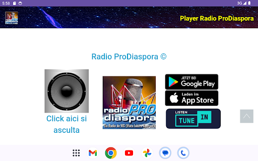 Radio ProDiaspora Screen 2