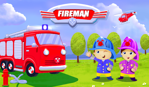 Fireman Game (أطفال رجل الإطفاء) 7
