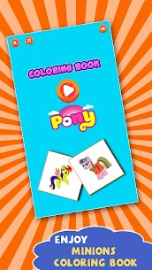 Free Coloring Pony 3