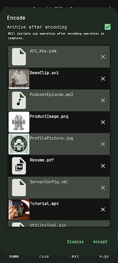 Base64 File Encoder Decoder Screen 2