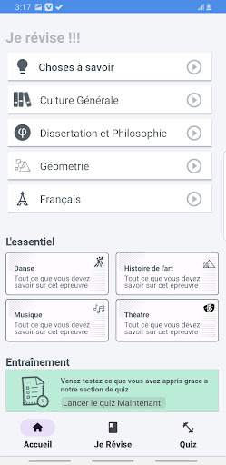 Concours Enarts Screen 2