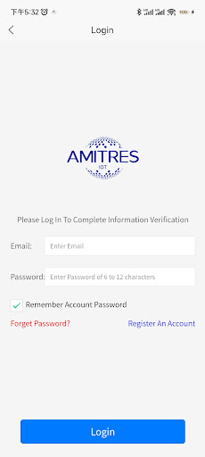 Android application Amitres IOT screenshort