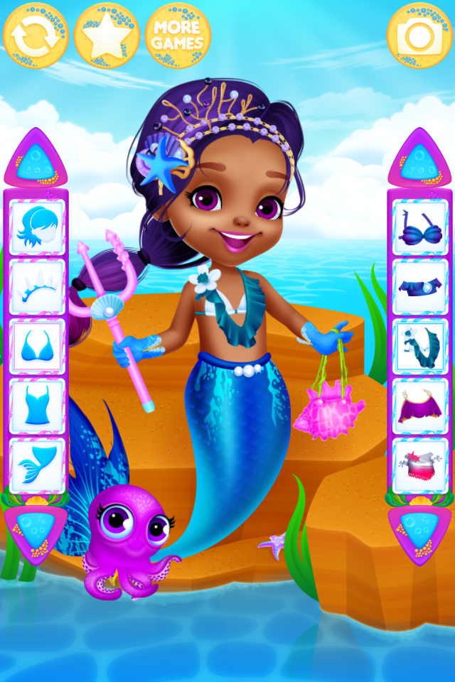 Cute Mermaid Dress Up Games APK