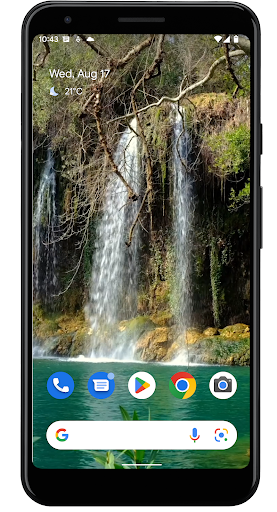 Android application Waterfalls HD. Video Wallpaper screenshort