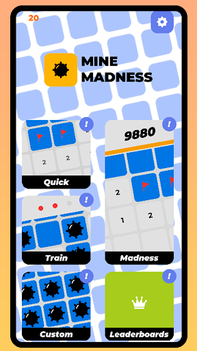 Android application Minemadness screenshort